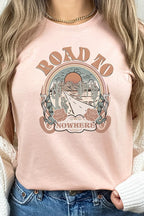 Road To Nowhere Desert Trip Cactus Sun Graphic Tee
