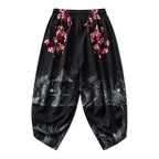 YC135 Pink Flowers Lightweight Pants
