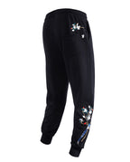 7046 Flowers Embroidery Joggers