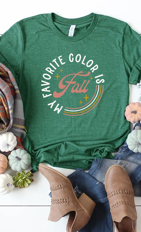 My Favorite Color is Fall PLUS Graphic Tee T-Shirt