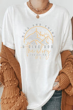 Rise And Shine And Give God The Glory Graphic Tee T-Shirt