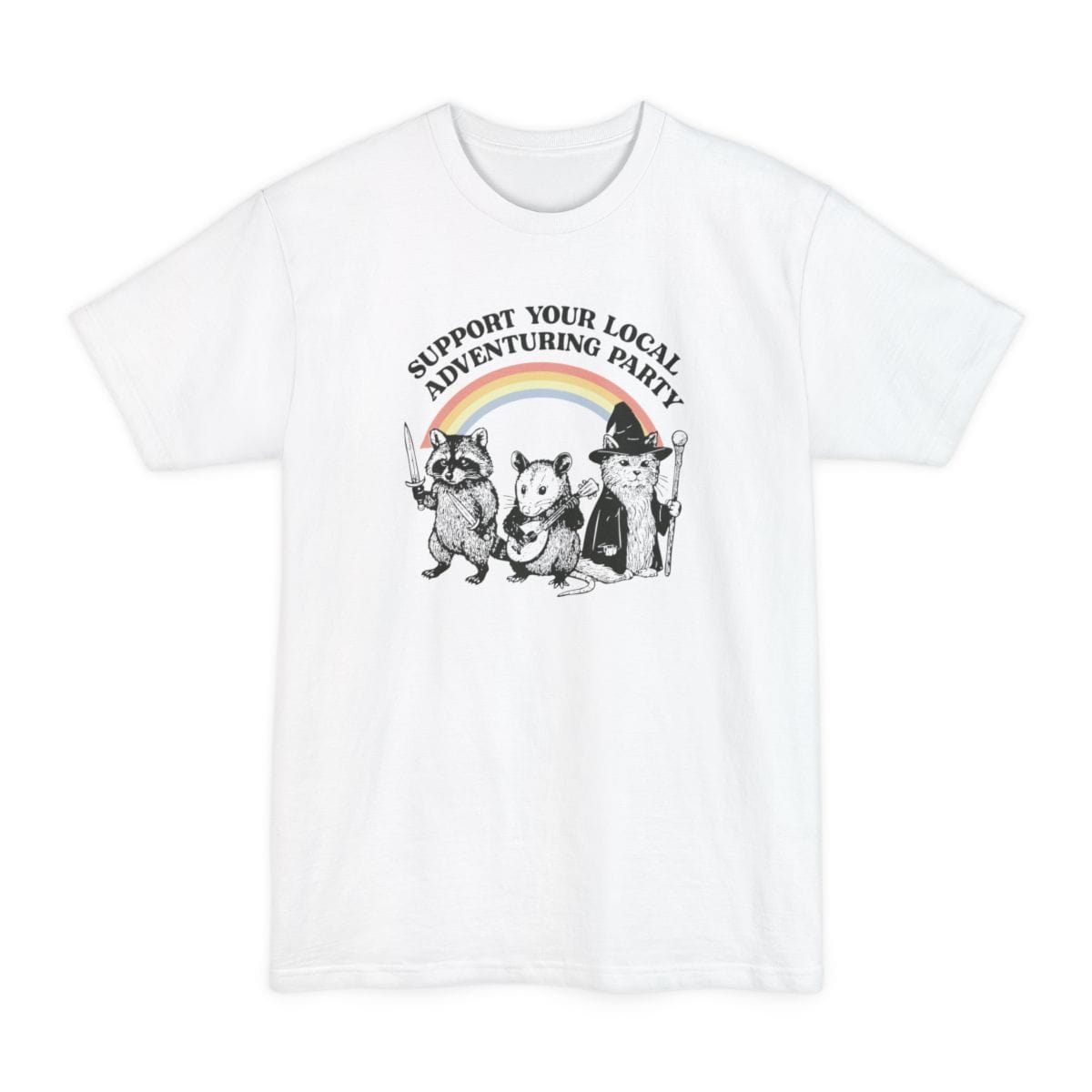 Support Your Local Adventuring Party Tall T-Shirt