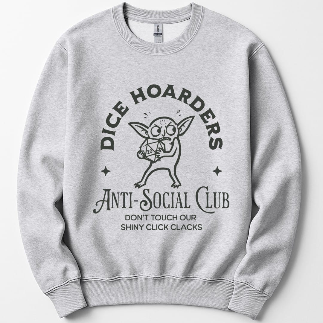 Dice Hoarders Anti-Social Club Sweatshirt