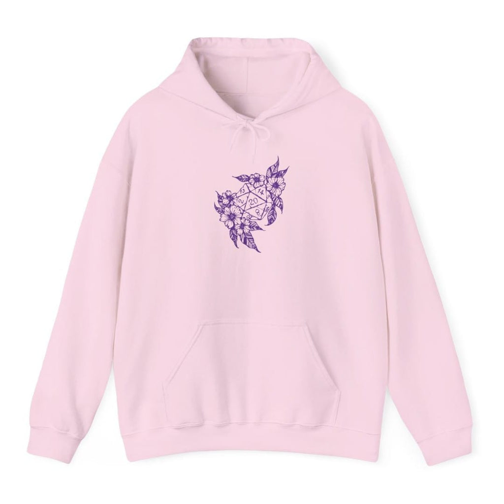 D&D D20 Dice Flower Hoodie