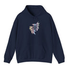 D&D D20 Dice Flower Hoodie