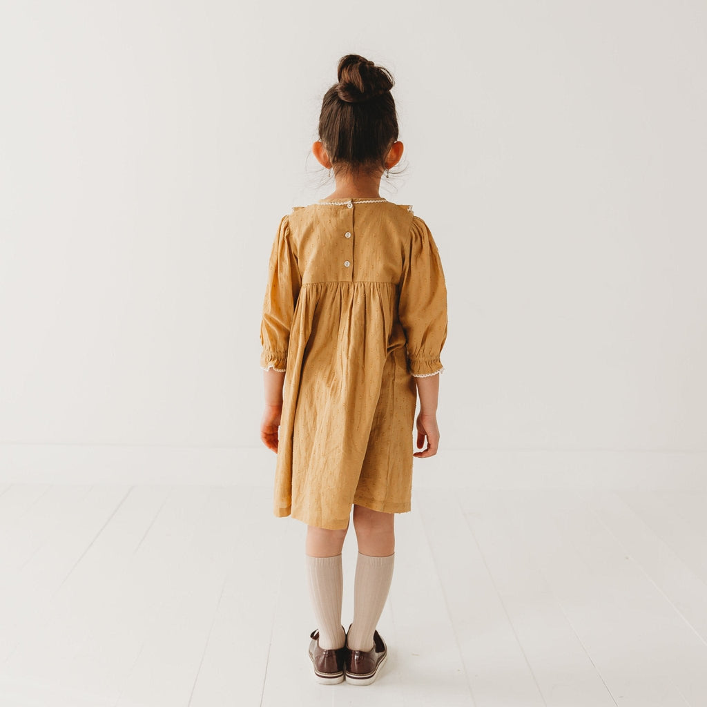 Dobby Delight Golden Hour Dress