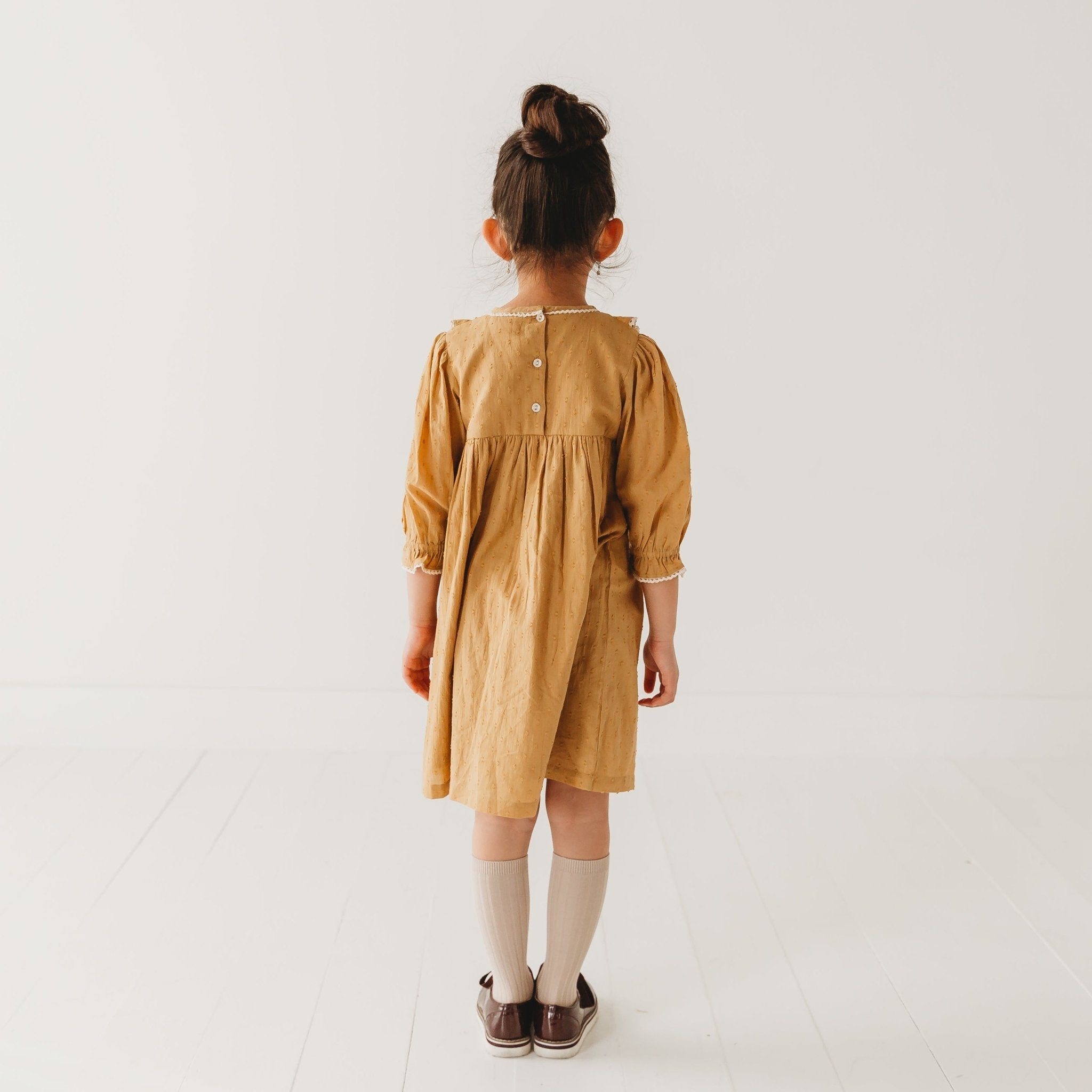 Dobby Delight Golden Hour Dress