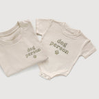Embroidered "Dog Person" Matching Shirts and Baby Outfits