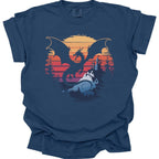 Dragon T-shirt - Fantasy Landscape - Comfort Colors