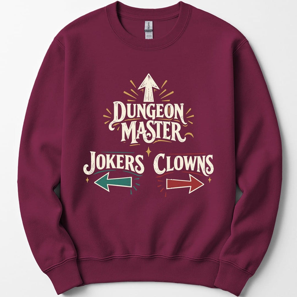 Dungeon Master Clowns and Jokers Sweatshirt