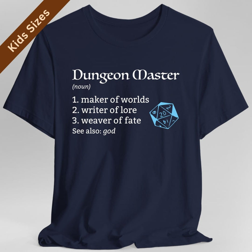 Dungeon Master Definition D&D Kids T-Shirt