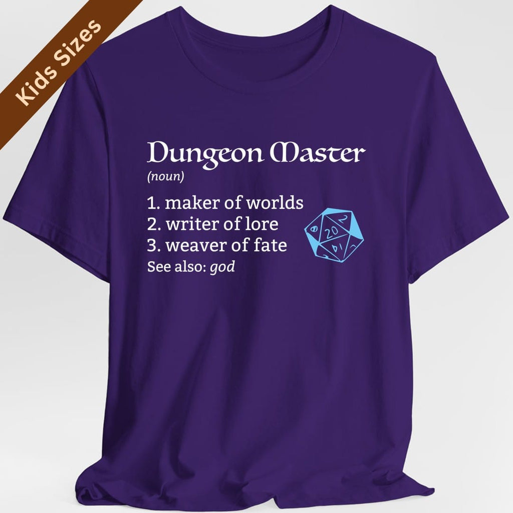 Dungeon Master Definition D&D Kids T-Shirt