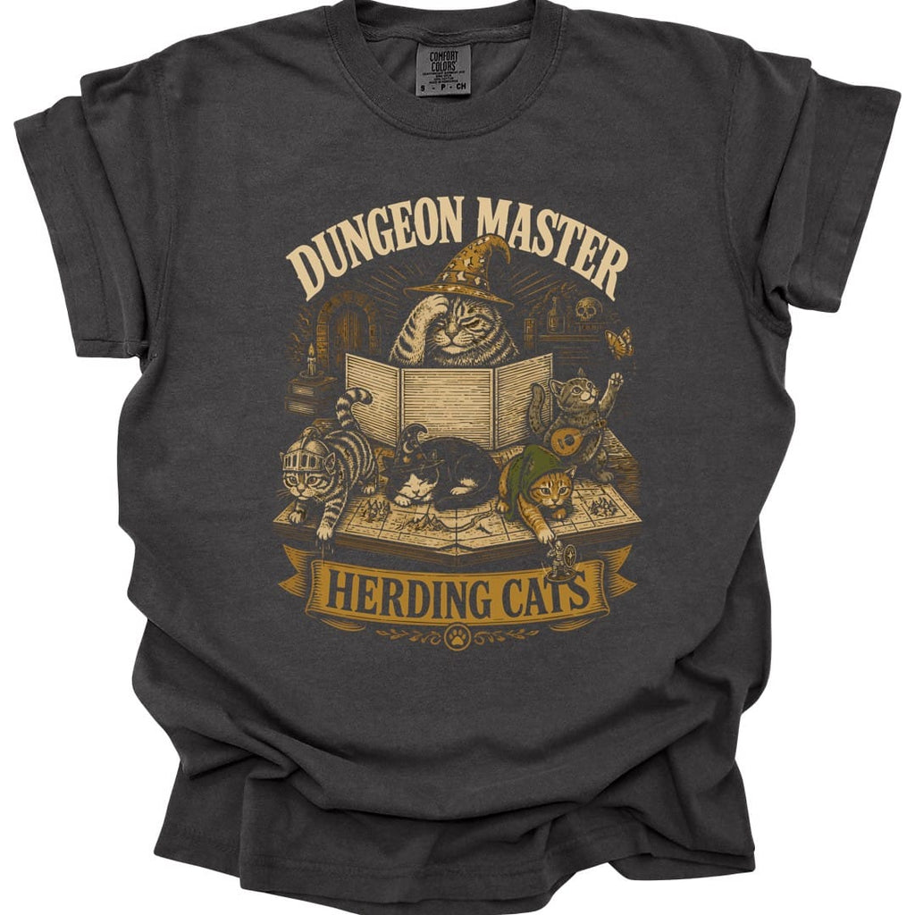 Dungeon Master Herding Cats T-Shirt - Comfort Colors