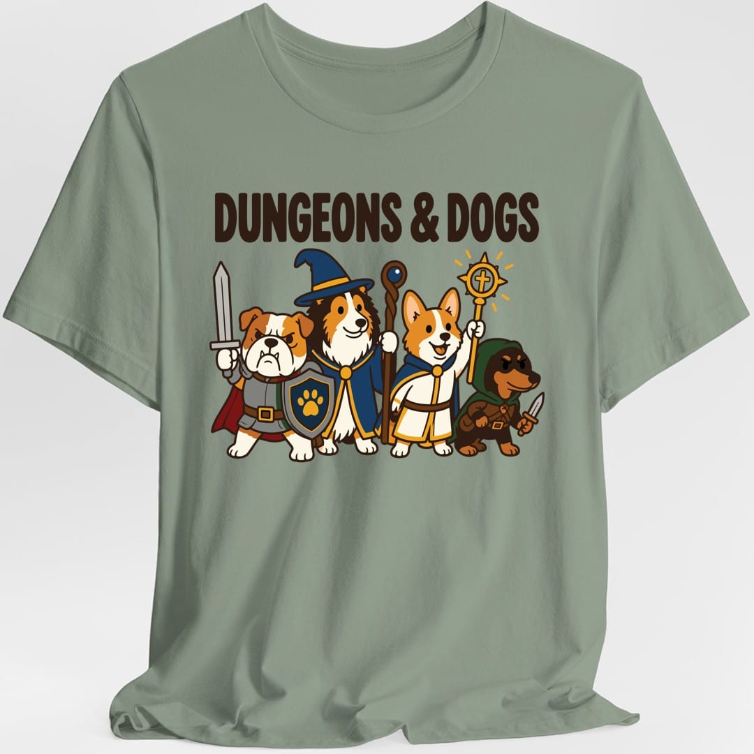 Dungeons & Dogs Adventuring Party T-Shirt