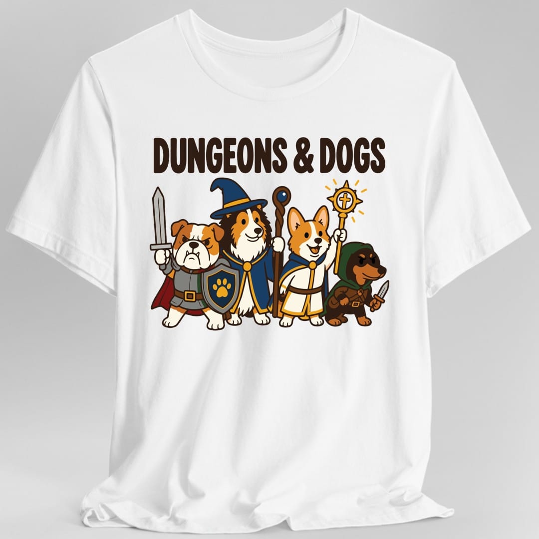 Dungeons & Dogs Adventuring Party T-Shirt