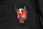 SW9060 Red Oni Embroidered Sweater