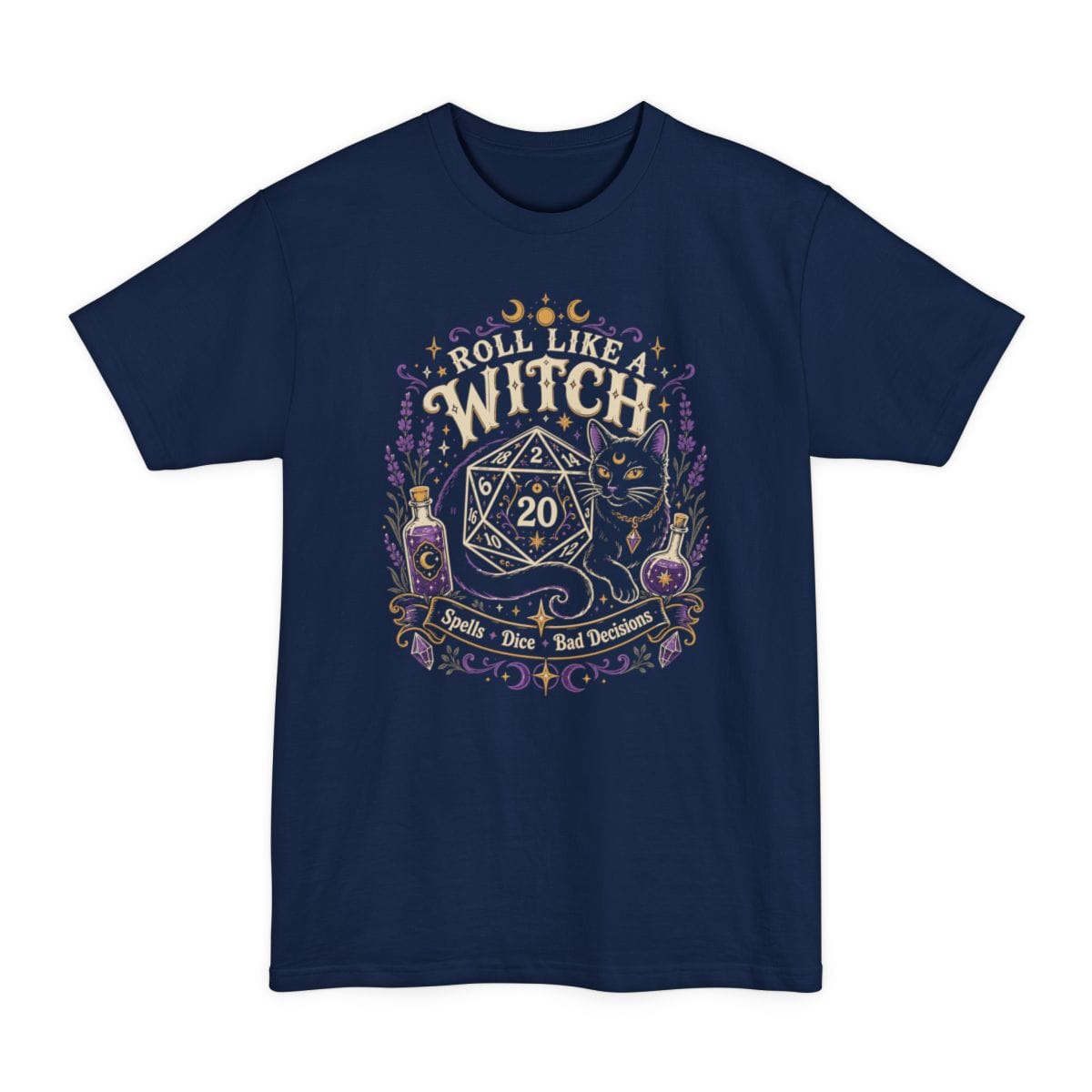 Roll Like a Witch Tall T-Shirt