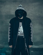 Sim507 Cyber Alien Trench Coat