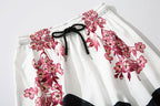 YC135 Pink Flowers Lightweight Pants