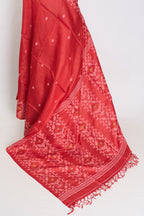 Rai: Bengal Tussar Silk Saree | Hand-Inspired Jamdani Weaving | Certified Silk