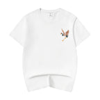 KH858 Flying Crane Embroidery Tee