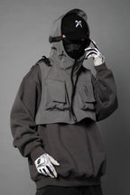 HiH34 Grey Tech Guard Hoodie