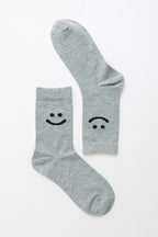 Smiley Face Crew Socks