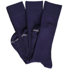 Elton 3-Pack - Navy Dress Socks