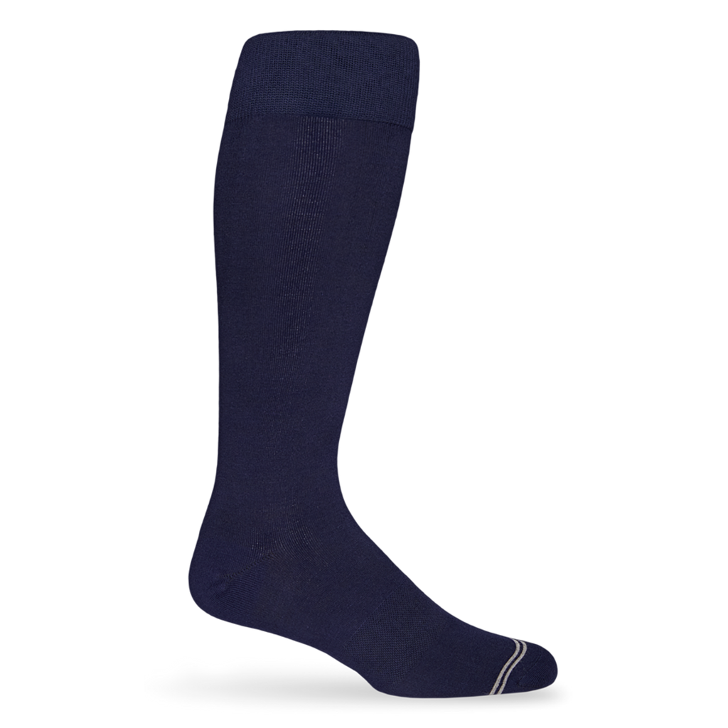 Elton Navy Dress Socks