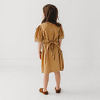 Embroidered yoke with Puff Sleeves