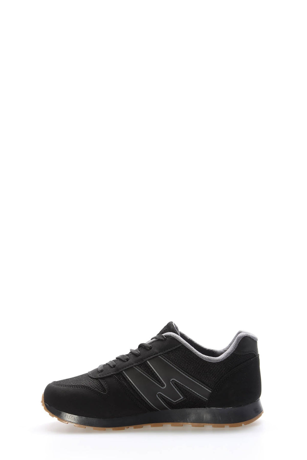 Black Panelled Sport Sneakers for Men | Wessi