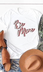 Retro Be Mine Graphic Tee T-Shirt PLUS