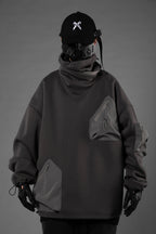 HiH33 Grey Utility Hoodie