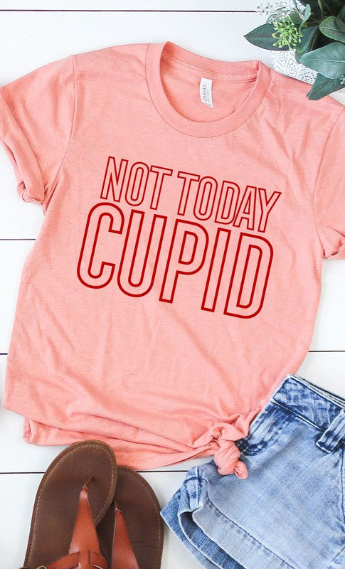 Not Today Cupid Graphic Tee T-Shirt PLUS