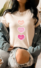 Next Ew No Bye Candy Heart PLUS SIZE Graphic Tee T-Shirt