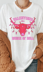 Valentines Is A Bunch Of Bull Graphic Tee T-Shirt