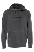 Faith > Fear Unisex Pigment-Dyed Hoodie Sweatshirt