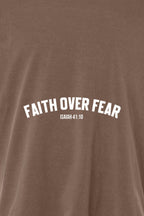 Faith Over Fear Unisex Garment-Dyed Tee
