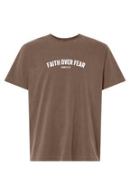 Faith Over Fear Unisex Garment-Dyed Tee