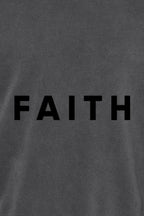 Faith Unisex Pigment-Dyed Crewneck Sweatshirt