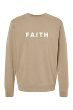 Faith Unisex Pigment-Dyed Crewneck Sweatshirt