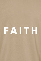 Faith Unisex Pigment-Dyed Crewneck Sweatshirt
