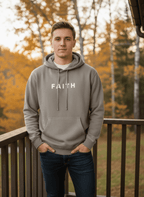 Faith Unisex Pigment-Dyed Hoodie Sweatshirt