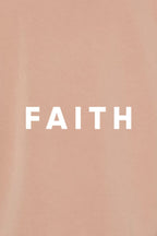 Faith Unisex Pigment-Dyed Hoodie Sweatshirt