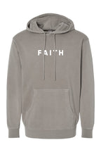 Faith Unisex Pigment-Dyed Hoodie Sweatshirt