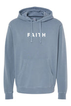 Faith Unisex Pigment-Dyed Hoodie Sweatshirt