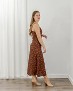 Button Front Midi Dress