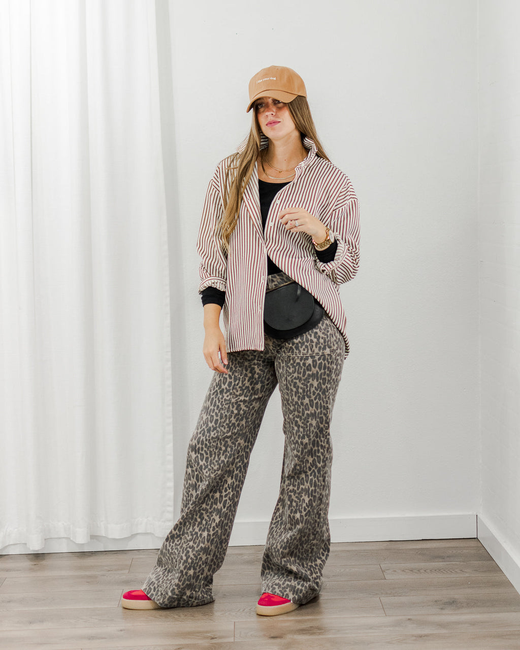 Cheetah Flare Jeans