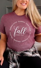 Fall Favorites Circle PLUS Graphic Tee T-Shirt