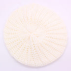 KNITTED CABLE KNIT FASHION BERET